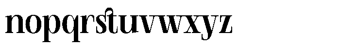 Geshing Extra Bold Font LOWERCASE