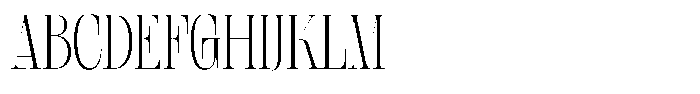 Geshing Extra Light Font UPPERCASE