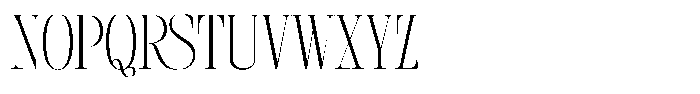 Geshing Extra Light Font UPPERCASE