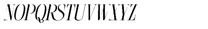 Geshing Italic Font UPPERCASE