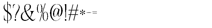 Geshing Light Font OTHER CHARS