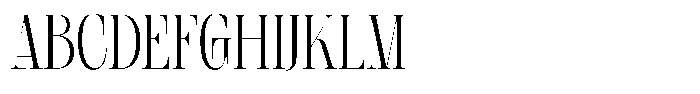Geshing Light Font UPPERCASE
