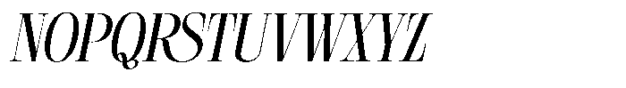 Geshing Medium Italic Font UPPERCASE