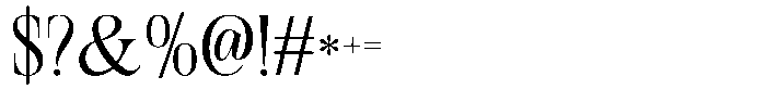 Geshing Medium Font OTHER CHARS