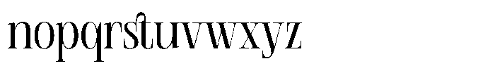 Geshing Medium Font LOWERCASE