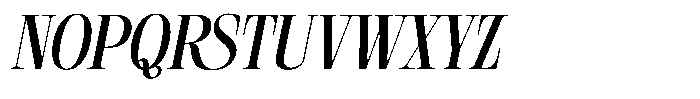 Geshing Semi Bold Italic Font UPPERCASE