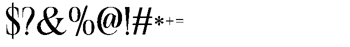 Geshing Semi Bold Font OTHER CHARS
