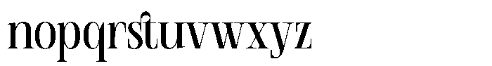Geshing Semi Bold Font LOWERCASE