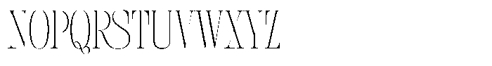 Geshing Thin Font UPPERCASE