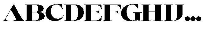 Gestalo Black Font UPPERCASE