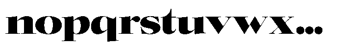 Gestalo Black Font LOWERCASE