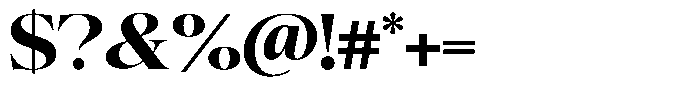 Gestalo Bold Font OTHER CHARS