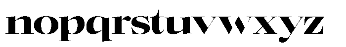 Gestalo Bold Font LOWERCASE