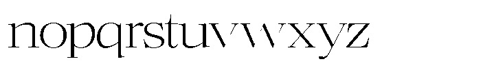 Gestalo Extra Light Font LOWERCASE