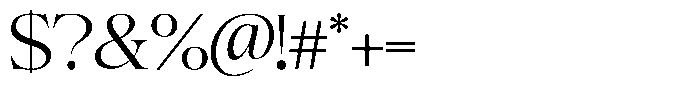Gestalo Light Font OTHER CHARS