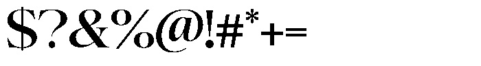 Gestalo Medium Font OTHER CHARS
