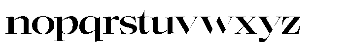Gestalo Medium Font LOWERCASE