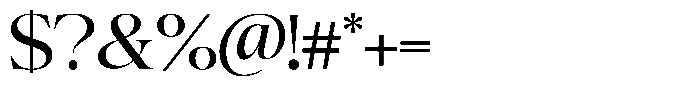 Gestalo Regular Font OTHER CHARS