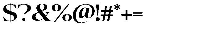 Gestalo Semi Bold Font OTHER CHARS