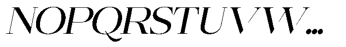 Gestalo Slanted Font UPPERCASE