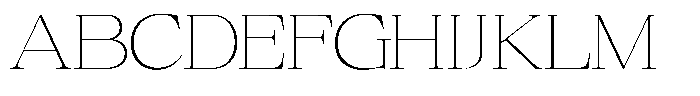 Gestalo Thin Font UPPERCASE