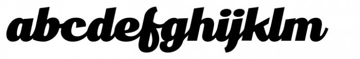 Gestura Black Oblique Font LOWERCASE