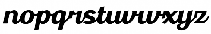 Gestura Bold Oblique Font LOWERCASE