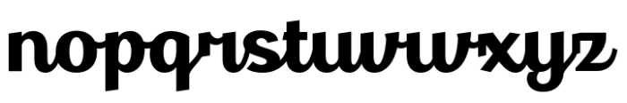 Gestura Bold Font LOWERCASE