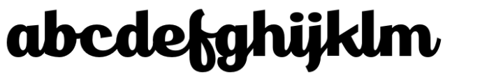 Gestura Extra Bold Font LOWERCASE
