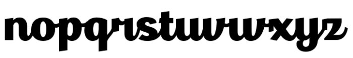 Gestura Extra Bold Font LOWERCASE