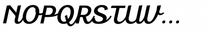 Gestura Medium Oblique Font UPPERCASE