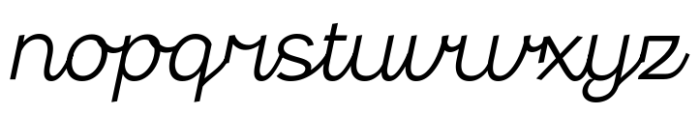 Gestura Oblique Variable Font LOWERCASE