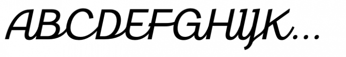 Gestura Oblique Font UPPERCASE