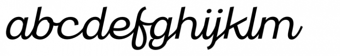 Gestura Oblique Font LOWERCASE