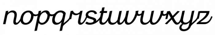 Gestura Oblique Font LOWERCASE