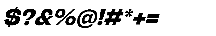 Gesty Ratio Italic Italic Font OTHER CHARS