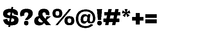Gesty Ratio Regular Font OTHER CHARS