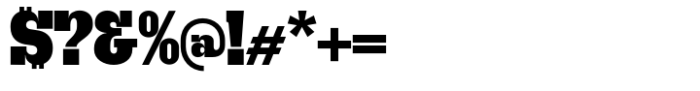 Get Up Black Expanded Font OTHER CHARS