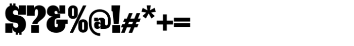 Get Up Black Semi Expanded Font OTHER CHARS