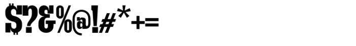 Get Up Bold Condensed Font OTHER CHARS