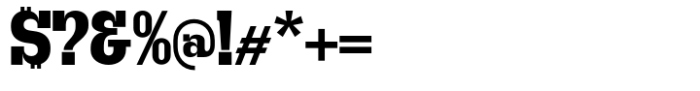 Get Up Bold Expanded Font OTHER CHARS