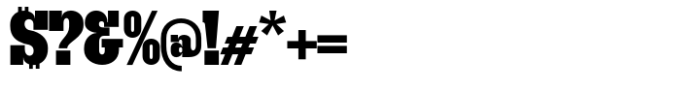 Get Up Extra Black Condensed Font OTHER CHARS