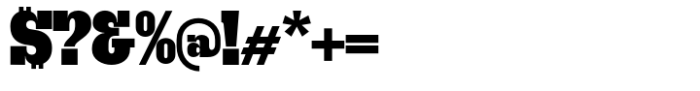 Get Up Extra Black Semi Expanded Font OTHER CHARS