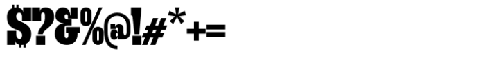 Get Up Extra Black Ultra Condensed Font OTHER CHARS