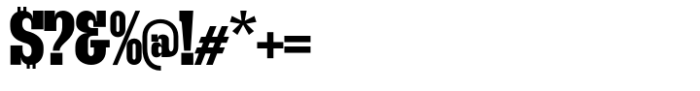 Get Up Extra Bold Extra Condensed Font OTHER CHARS