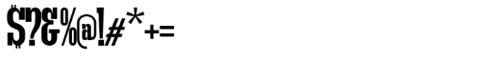 Get Up Medium Ultra Condensed Font OTHER CHARS