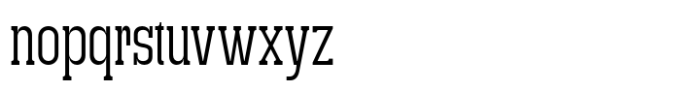 Get Up Thin Semi Condensed Font LOWERCASE
