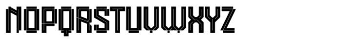 Getafe Inline II Font LOWERCASE