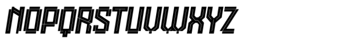 Getafe Inline Obelique II Font LOWERCASE