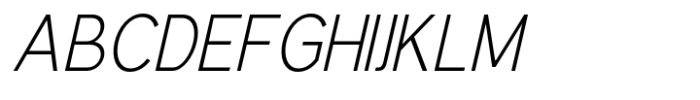 Gethalina Variable Italic Extra Light Font UPPERCASE